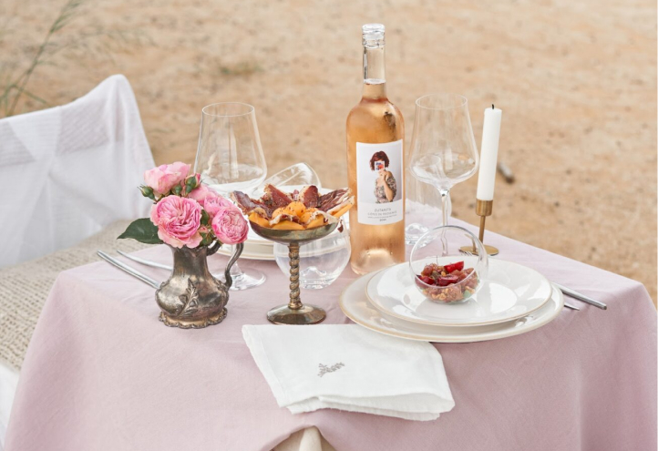 An elegant and charmed lunch